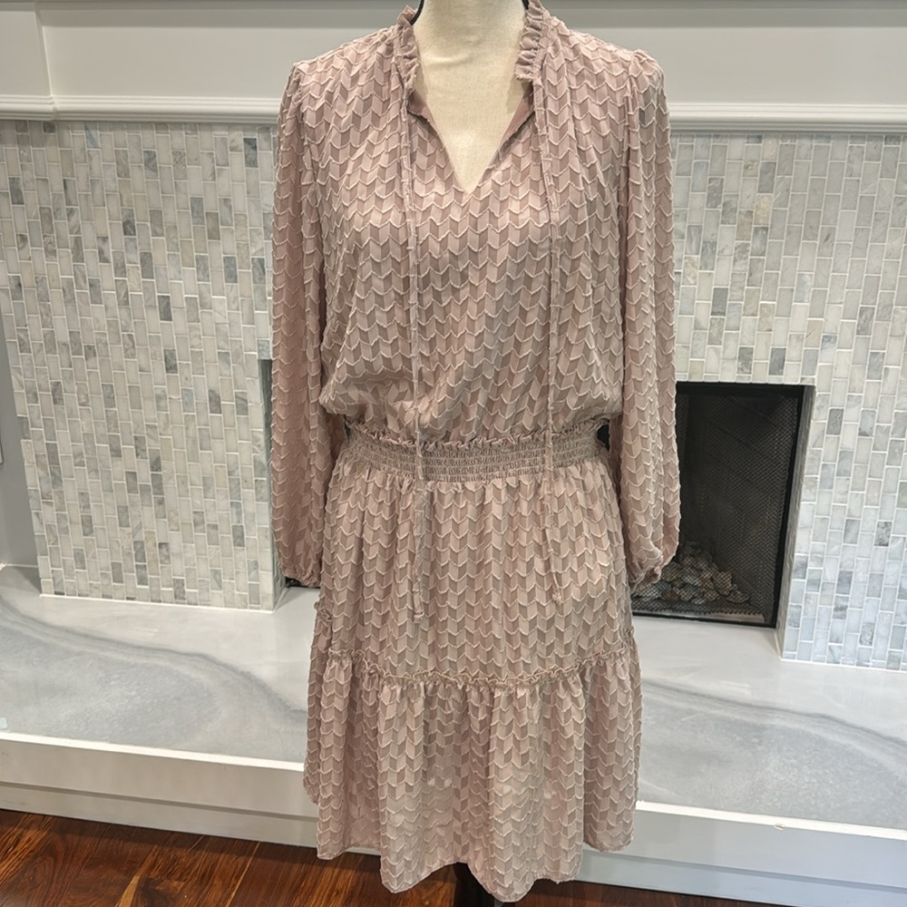 Anthropologie Drew beige dress